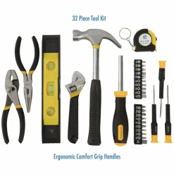 Great Neck 32-Piece Expanded Tool Kit with Bag