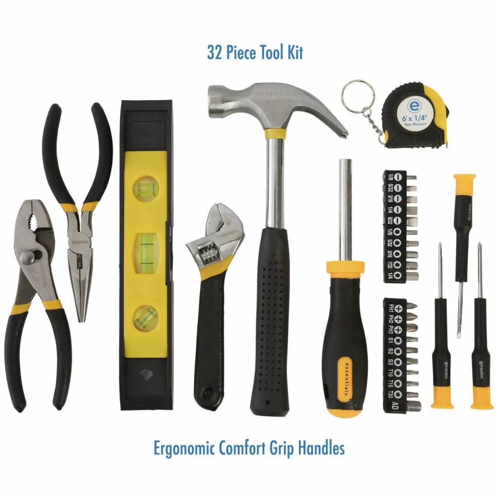 Great Neck 32-Piece Expanded Tool Kit with Bag