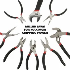 Great Neck 8-Piece Steel Pliers and Wrench Tool Set