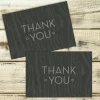 Great Papers! Grey Woodgrain Thank You Note Card and Envelope, 4.875" x 3.375" (folded), 20 count (2013323PK2)