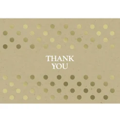 Great Papers! Kraft Foil Thank You Note Card and Envelope, 4.875