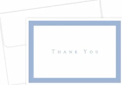 Great Papers! Note Card and White Envelopes, Thank You, Driftwood, 4.875" x 3.375"(folded), 50 count