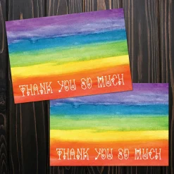 Great Papers! Rainbow Love Thank You Note Card and Envelope, 4.875" x 3.375", 20 count