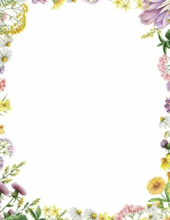 Great Papers! Stationery Letterhead, Flower Meadows, 8.5" x 11", Printer Compatible, 80 sheets