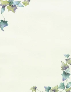 Great Papers! Stationery Letterhead, Painted Border, 8.5" x 11", Printer Compatible, 80 sheets