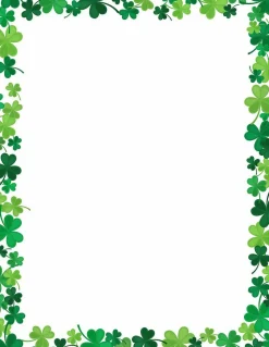 Great Papers! Stationery Letterhead, Jolly Shamrock, 8.5" x 11", Printer Compatible, 80 sheets
