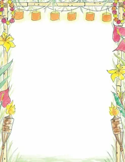 Great Papers! Stationery Letterhead, Luau, 8.5" x 11", Printer Compatible, 80 sheets