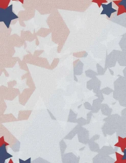 Great Papers! Stationery Letterhead, Stars, 8.5" x 11", Printer Compatible, 80 sheets