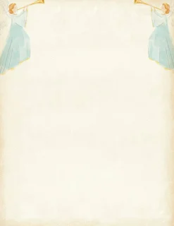 Great Papers! Stationery Letterhead, Angels And Horns Holiday Letterhead, 50 CT