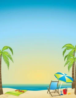 Great Papers! Stationery Letterhead, By the Beach, 8.5" x 11", Printer Compatible, 80 sheets