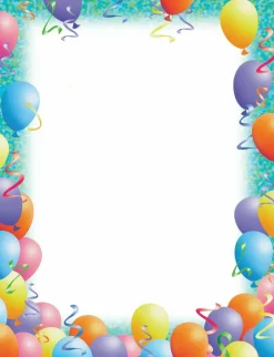 Great Papers! Stationery Letterhead, Party, 8.5" x 11", Printer Compatible, 80 sheets