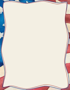 Great Papers! Stationery Letterhead, Patriotic, 8.5" x 11", Printer Compatible, 80 sheets