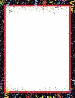 Great Papers! Stationery Letterhead, Party Down, 8.5" x 11", Printer Compatible, 80 sheets
