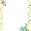 Great Papers! Stationery Letterhead, Baby Zoo Animals, 8.5" x 11", Printer Compatible, 80 sheets