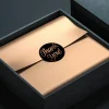 Great Papers! Thank You Black with Copper Foil Sticker Seal Roll, 1", 250 count