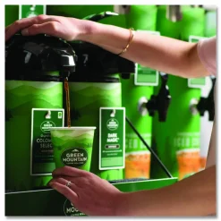Green Mountain Coffee Paper Hot Cups, 12 oz, Green Mountain Design, 1,000/Carton