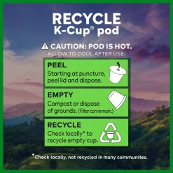 Green Mountain Coffee Caramel Vanilla Cream Coffee K-Cup Pods, Light Roast, Box Of 48 Pods
