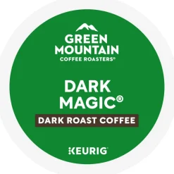 Green Mountain Coffee Dark Magic Extra-Bold Coffee K-Cup Pods, Dark Roast, Classic, Box Of 48 Pods