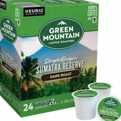 Green Mountain Coffee Fair Trade Organic Sumatran Extra Bold Coffee K-Cups, 24/Box