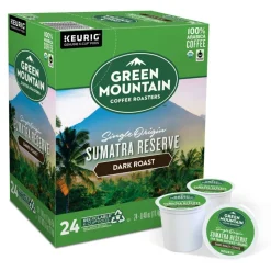 Green Mountain Coffee Fair Trade Organic Sumatran Extra Bold Coffee K-Cups, 24/Box