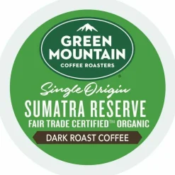 Green Mountain Coffee Fair Trade Organic Sumatran Extra Bold Coffee K-Cups, 24/Box