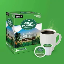 Green Mountain Coffee Fair Trade Organic Sumatran Extra Bold Coffee K-Cups, 24/Box