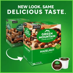 Green Mountain Coffee Hazelnut Coffee K-Cups, Light Roast, 96/Carton