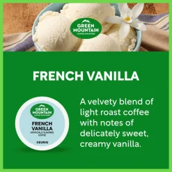 Green Mountain Coffee K-Cups, French Vanilla, Light Roast, 96 K-Cups