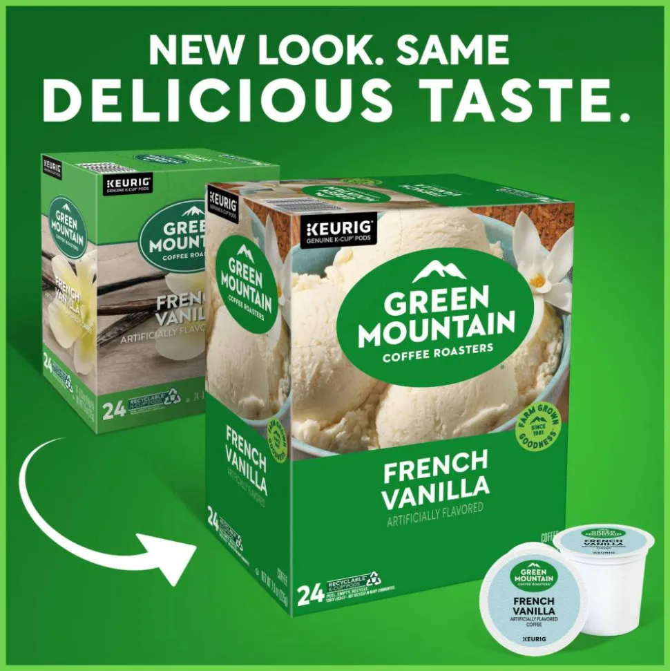 Green Mountain Coffee K-Cups, French Vanilla, Light Roast, 96 K-Cups