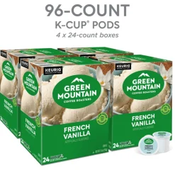 Green Mountain Coffee K-Cups, French Vanilla, Light Roast, 96 K-Cups
