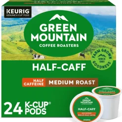 Green Mountain Coffee K-Cups, Half-Calf, 24 K-Cups