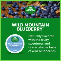 Green Mountain Coffee Roasters Wild Mountain Blueberry Keurig Single-Serve K-Cup Pods, Light Roast, 96 Count (4 Packs of 24)