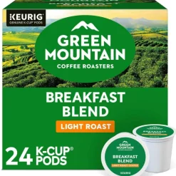 Green Mountain Coffee Roasters Single-Serve Coffee K-Cup, Breakfast Blend, 96 Count (4 Packs of 24)
