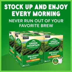 Green Mountain Coffee Roasters Single-Serve Coffee K-Cup, Breakfast Blend, 96 Count (4 Packs of 24)