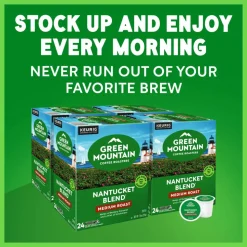 Green Mountain Coffee Roasters Nantucket Blend Keurig Single-Serve K-Cup Pods, Medium Roast, 96 Count, 4 Boxes of 24