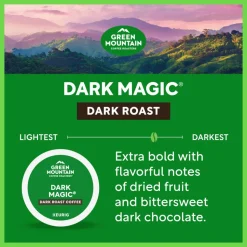 Green Mountain Coffee Roasters Dark Magic Keurig Single-Serve K-Cup Pods, Dark Roast Coffee 70 Count