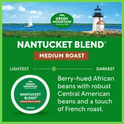 Green Mountain Coffee Roasters Nantucket Blend, Keurig Single Serve K-Cup Pods, 70 Count
