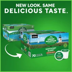 Green Mountain Coffee Roasters Nantucket Blend, Keurig Single Serve K-Cup Pods, 70 Count