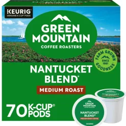 Green Mountain Coffee Roasters Nantucket Blend, Keurig Single Serve K-Cup Pods, 70 Count