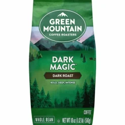 Green Mountain Coffee Whole Bean Coffee, Dark Roast, Dark Magic, 18 Oz Per Bag