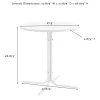 Griffith 3Pc Outdoor Metal Bistro Set