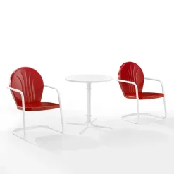 Griffith 3Pc Outdoor Metal Bistro Set