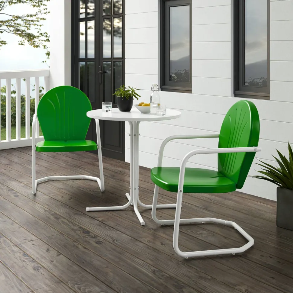 Griffith 3Pc Outdoor Metal Bistro Set