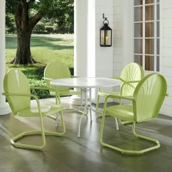 Griffith 5Pc Outdoor Metal Dining Set