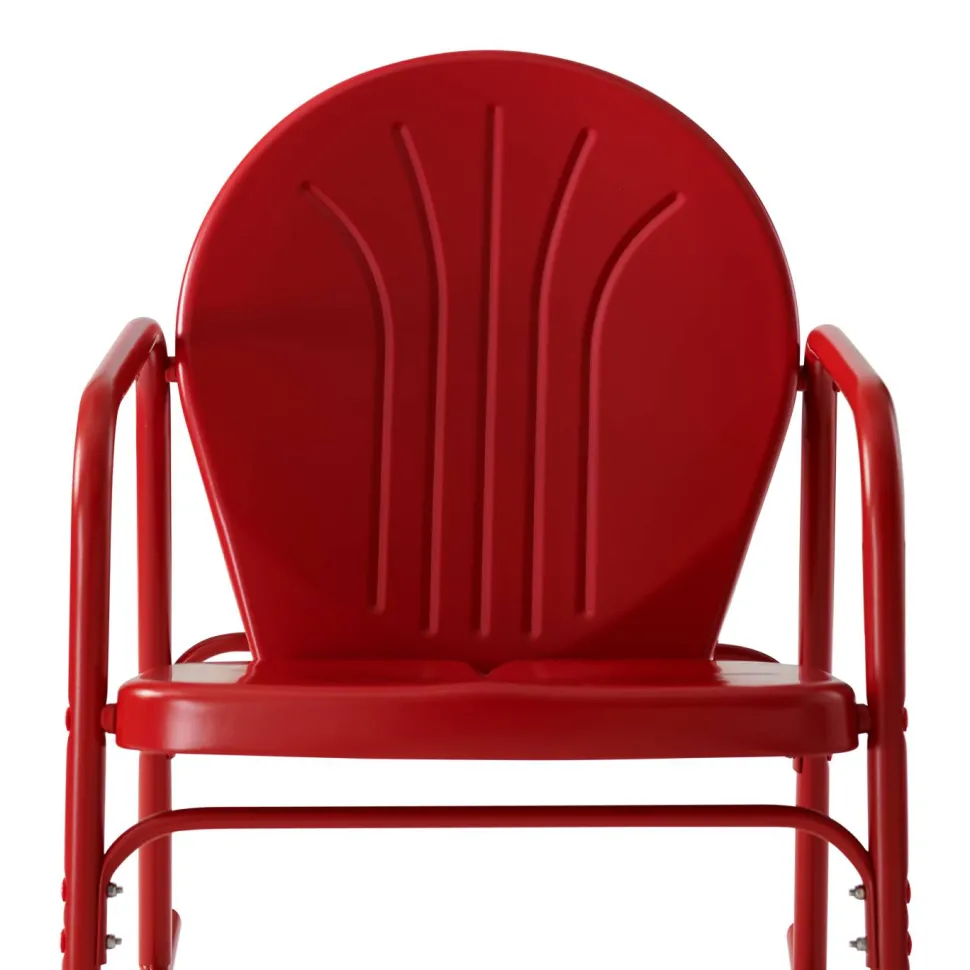 Griffith 2Pc Outdoor Metal Rocking Chair Set