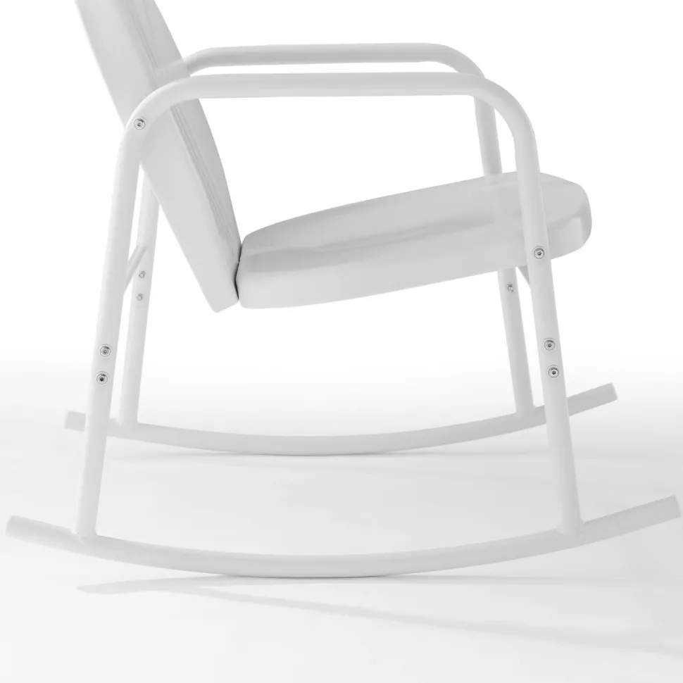 Griffith 3Pc Outdoor Metal Rocking Chair Set