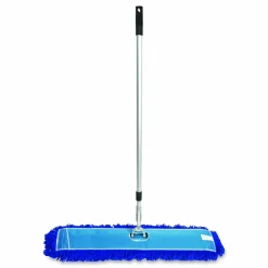 Gritt Commercial All-In-One Microfiber Dust Mop Set with Telescopic Handle, 36 x 5, Blue Microfiber Head, 72