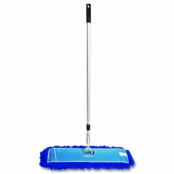 Gritt Commercial All-In-One Microfiber Dust Mop Set with Telescopic Handle, 60 x 5, Blue Microfiber Head, 72