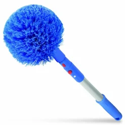 Gritt Commercial Cobweb/Corner Duster Brush with 20" Pole, 2/Kit