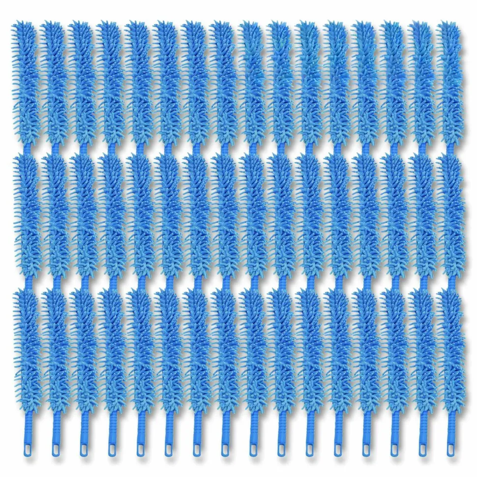Gritt Commercial Flexible Wand Duster with Microfiber and Chenille Sleeve, 22" Length, 48/Carton